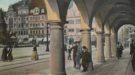 Altes Rathaus - Blick durch den Laubengang (1908)