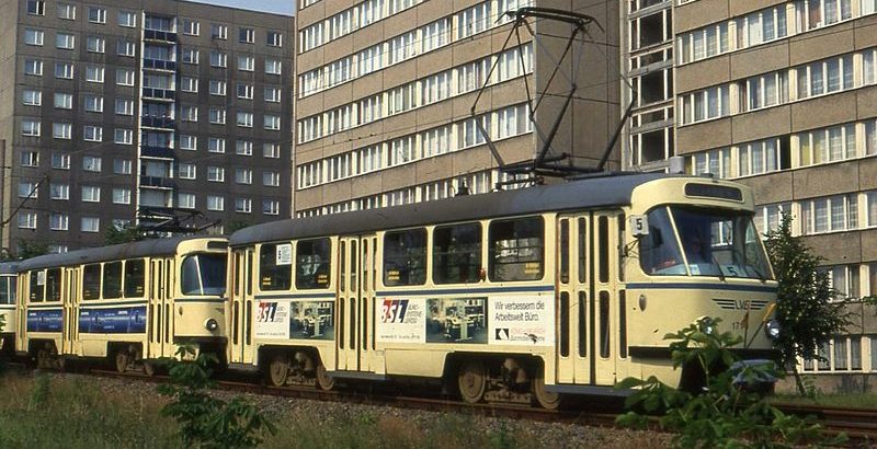 Marienbrunn – Zwei Tatra-T4D-Triebwagen (1993)