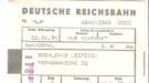 Fahrkarten Deutsche Reichsbahn/S-Bahn/Straßenbahn