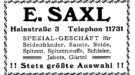 E. Saxl, Hainstr. 3