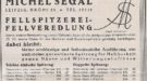 Michel Segal, Fellspitzerei - Fellveredlung, Leipzig, Brühl 25 (Anzeige 1931)