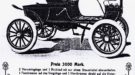 Gazelle-Motorwagen - Anzeige aus einer Zeitung aus dem Jahr 1904