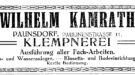 Wilhelm Kamrath, Paunsdorf, Paulinenstr.11