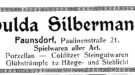 Hulda Silbermann, Paunsdorf, Paulinenstr. 21