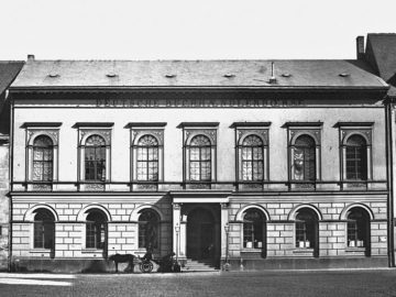 Die Buchhändlerbörse in Leipzig um 1890