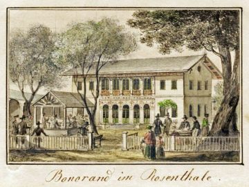 Das Bonorand im Leipziger Rosental um 1850