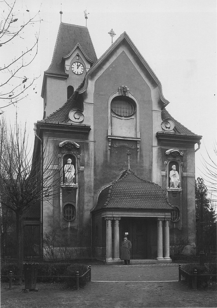 Apostelkirche in Leipzig, Dieskau-/Huttenstraße (1926)