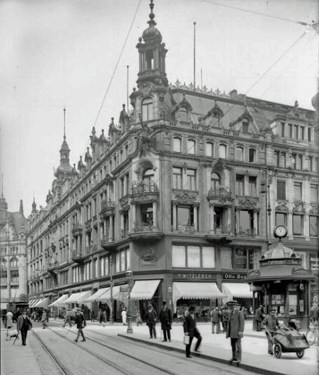 Das Bismarckhaus in Leipzig um 1920
