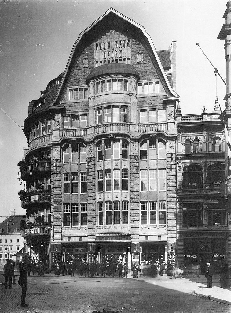 Das Kaufhaus Brühl, Brühl Nr. 1, Leipzig, nach 1908