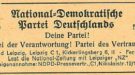 National-Demokratische Partei Deutschlands