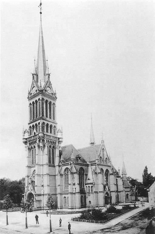 Blick auf die Markuskirche von Südosten (um 1900)