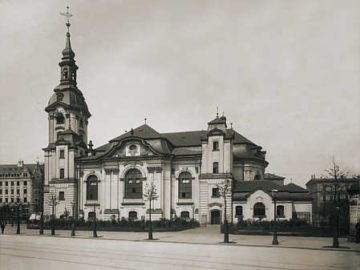 Johanniskirche vor ihrer Zerstörung.