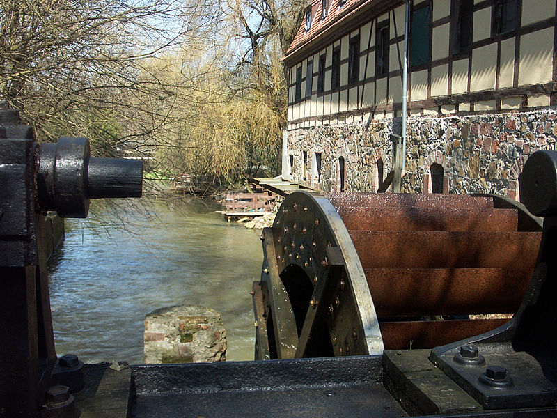 Wasserkraftanlage Dölitzer Mühle 2010