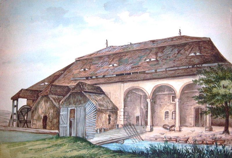 Die Mühle Lößnig vor 1852