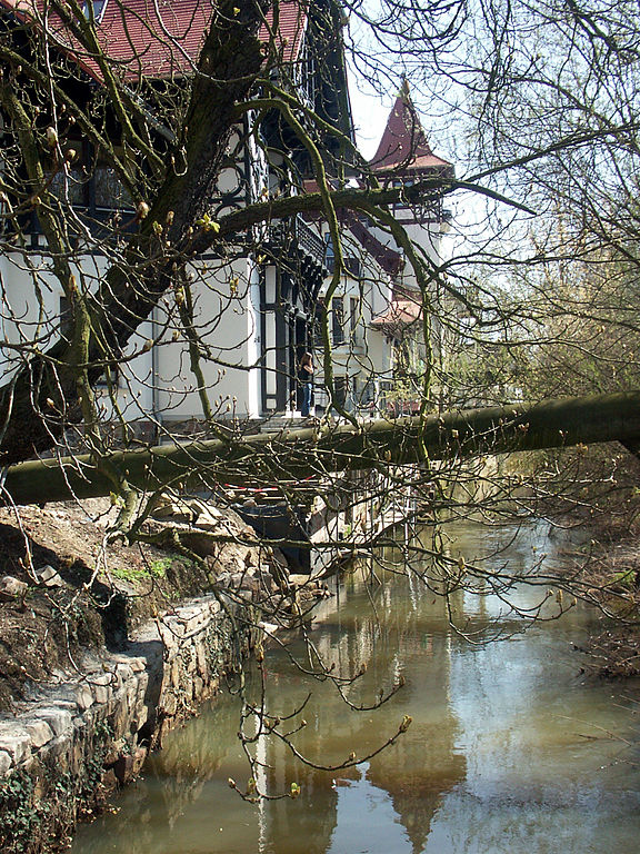 Villen an der Stelle der Lößniger Mühle, 2010