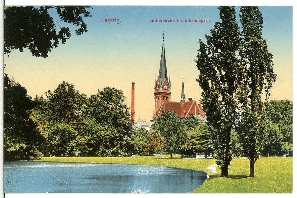 Leipzig; Lutherkirche im Johannapark