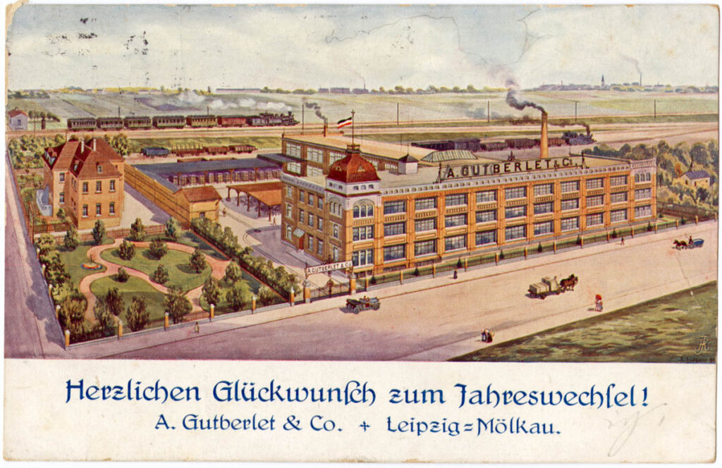 A. Gutberlet & Co. - Leipzig-Mölkau. Fabrikgebäude / Public Domain