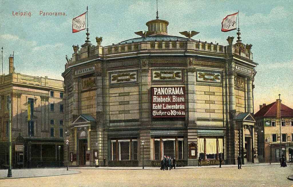 Das Panorama in Leipzig um 1900 (Postkarte)