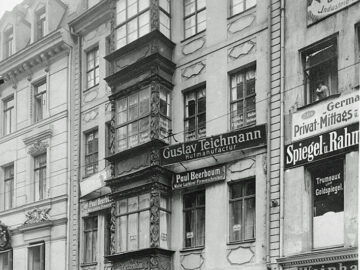 Griechenhaus Leipzig, Katharinenstraße 4, um 1900 / Public Domain