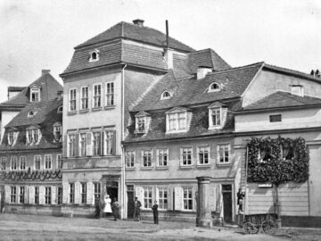 Kupfers Kaffeegarten um 1860 / Public Domain